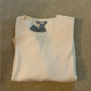 Cashmere Sweater Ivory L NWT